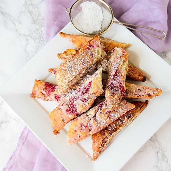 Raspberry Lime Scone Sticks - Recipe photo by TheSaltyPot