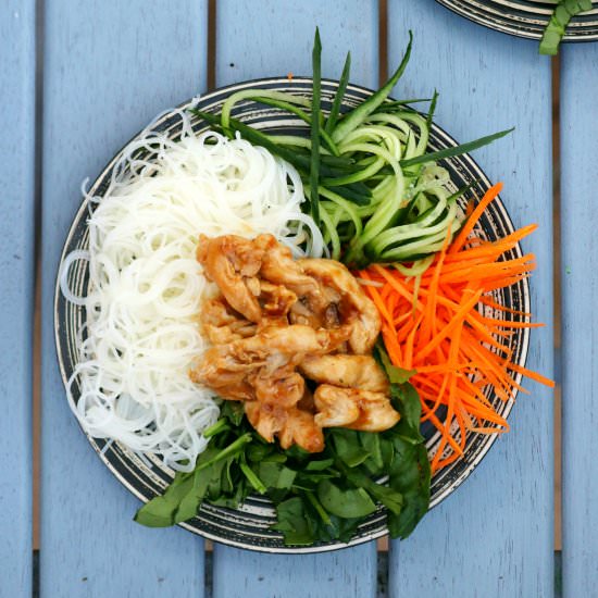 Vietnamese Rice Paper Roll Salad - Recipe photo by SouthernInLaw