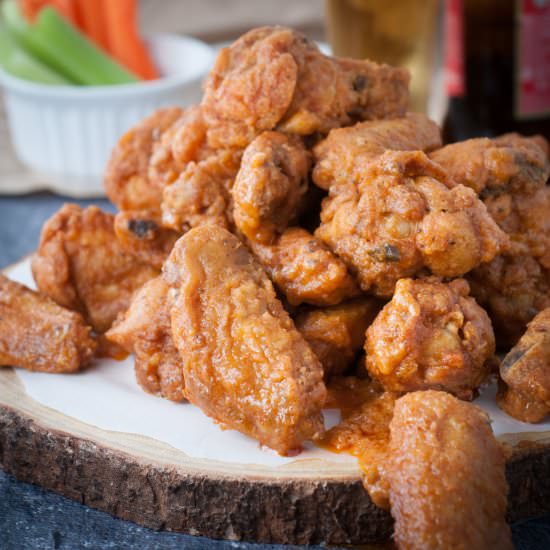 Portuguese Buffalo-style wings - Recipe photo by photosandfood