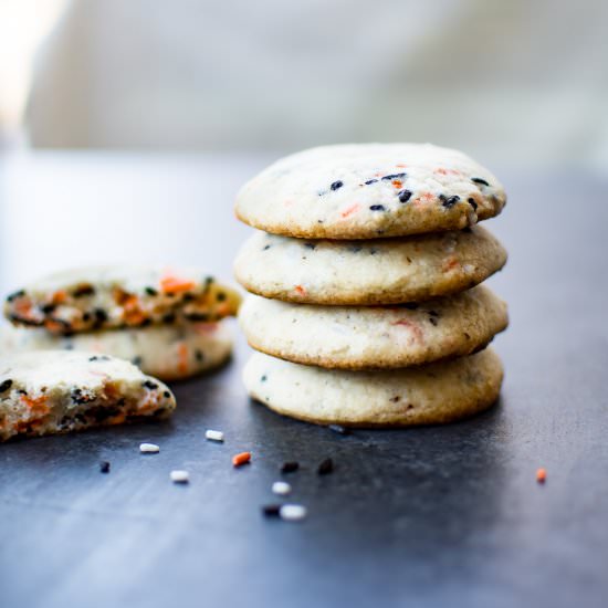 Halloween Vegan Sugar Cookies - Recipe photo by saltandlavender