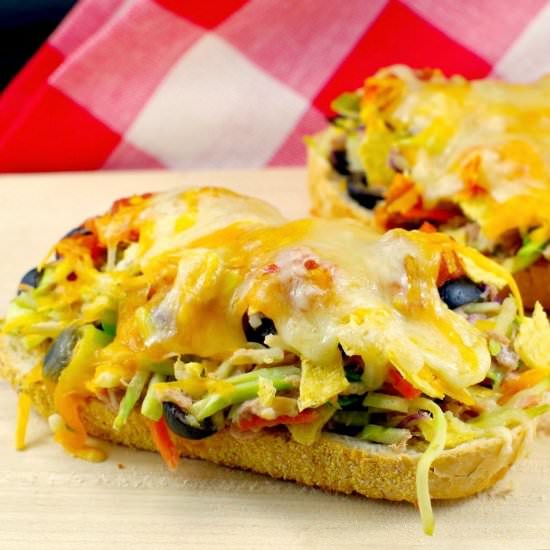 Mexican Tuna Melts - Recipe photo by Food Meanderings