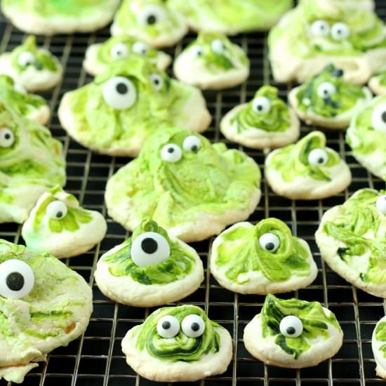 Green Gobblers Meringues - Recipe photo by Garden in the kitchen