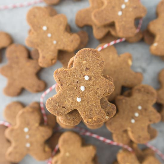 GF Peanut Butter Dog Treats - Recipe photo by theitsybitsykitchen