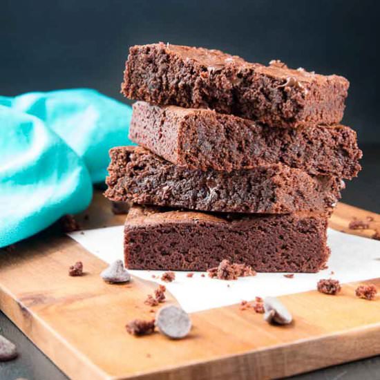 Richa's Brownies - Recipe photo by Vegetarian Gastronomy