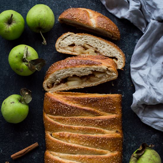 Apple Cinnamon Brioche - Recipe photo by Domestic Gothess
