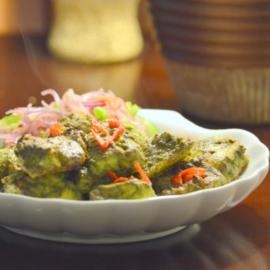 Hariyali Fish Tikka - Recipe photo by Shanaz Rafiq
