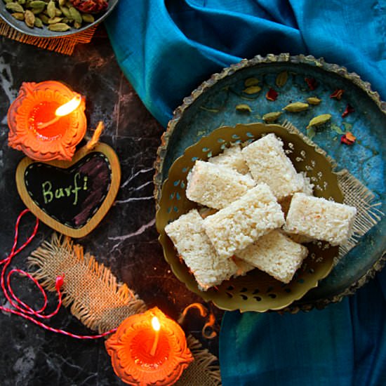 COCONUT BURFI: INDIAN COCONUT FUDGE - Recipe photo by Happy And Harried