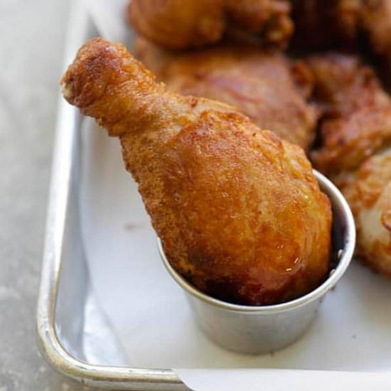 Malaysian Belacan Fried Chicken - Recipe photo by rasamalaysia
