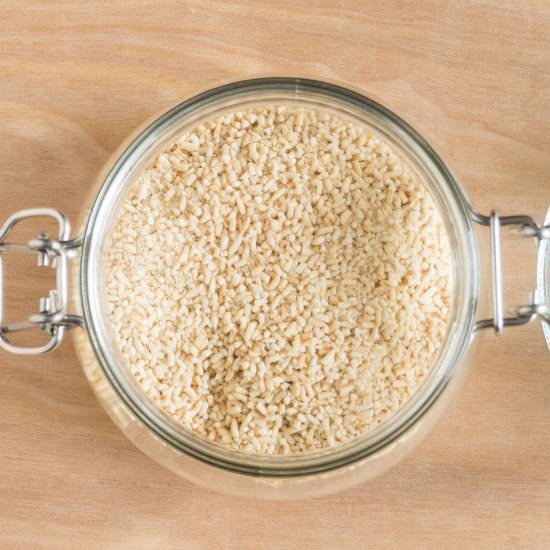Toasted Rice Topping - Recipe photo by FriFran