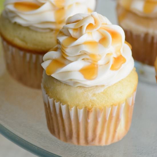Caramel Apple Cupcakes - Recipe photo by livelovetexas