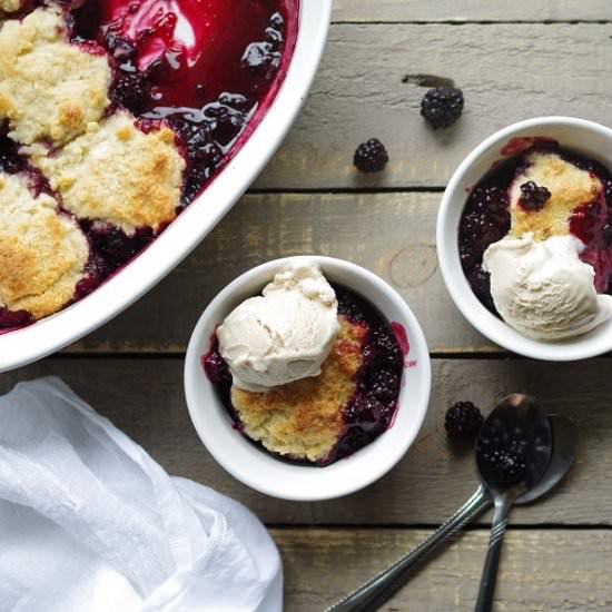 Gluten-Free Blackberry Cobbler - Recipe photo by gluten-free palate