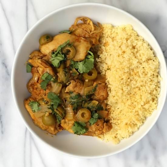Moroccan Chicken Recipe - Recipe photo by five silver spoons