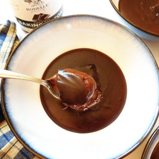Homemade Chocolate Pudding - Recipe photo by Bottom Left of the Mitten
