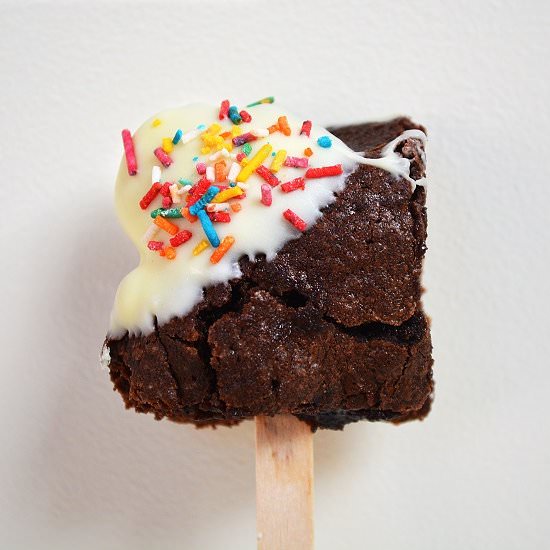 Brownie Pops - Recipe photo by lightscamerabake