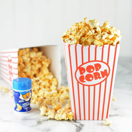 Smoky White Cheddar Popcorn - Recipe photo by TheCakeChica