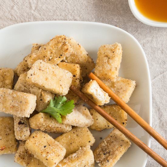 Salt and Pepper Tofu - Recipe photo by FriFran