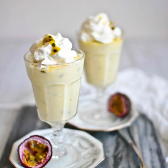 Passionfruit Syllabub - Recipe photo by mrsound