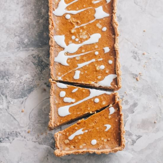 Sugar Free Pumpkin Pie - Recipe photo by addsomeveg
