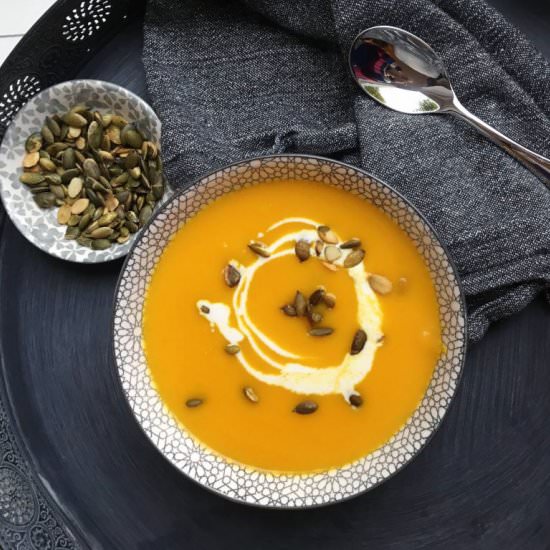 Creamy Carrot & Fennel Soup - Recipe photo by The Histamine Friendly Kitchen