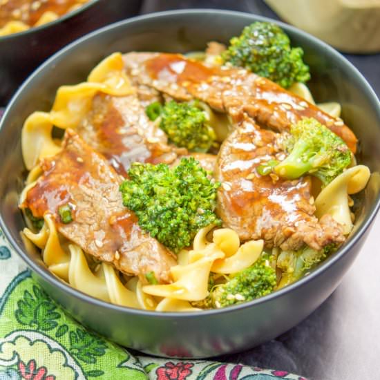 Quick Beef and Broccoli Noodles - Recipe photo by tiffanybendayan