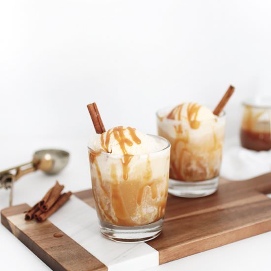 Apple Cider Floats - Recipe photo by The Merrythought