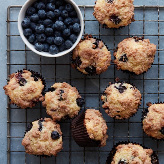 Blueberry Streusel Muffins - Recipe photo by gdalkin