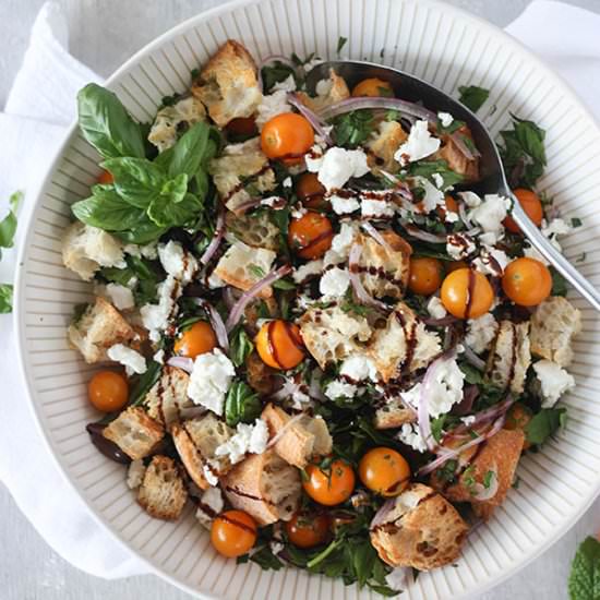 Panzanella Salad - Recipe photo by The Home Cooks Kitchen