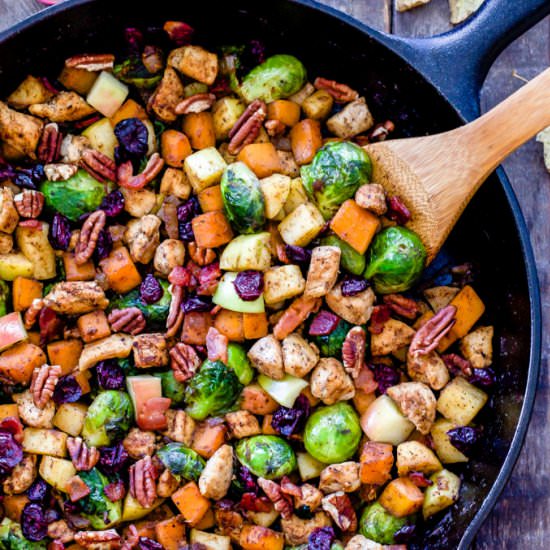Harvest Chicken & Vegetable Skillet - Recipe photo by Recipe Runner