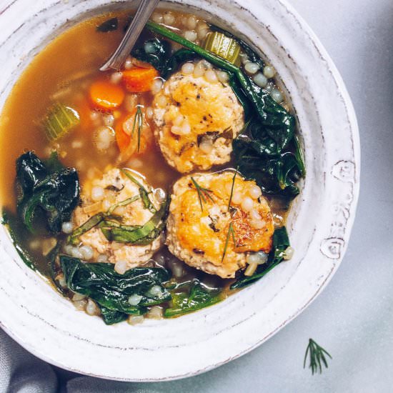 Chicken Florentine Bone Broth Soup - Recipe photo by food by mars