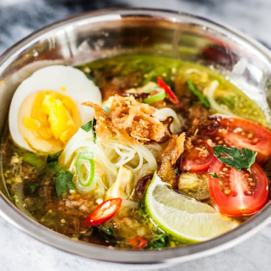 Soto Ayam- Spiced Chicken Soup - Recipe photo by oliviacooksinholland
