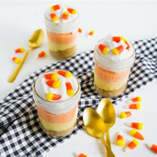 Candy Corn Cheesecake - Recipe photo by lollyjane