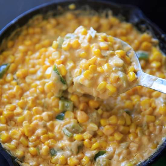 Creamy and Spicy Hot Corn Dip - Recipe photo by trialandeater