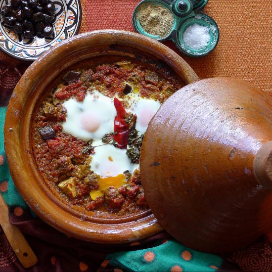 Kefta Meatball Tagine with Eggs - Recipe photo by spainkitchen