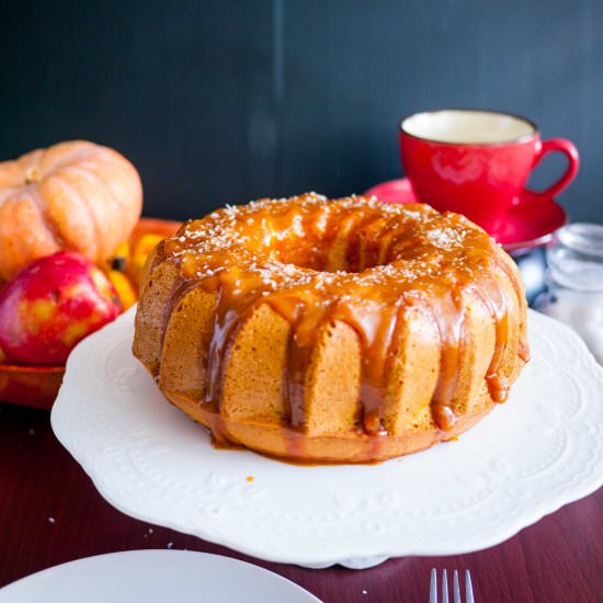 Coconut Pumpkin Cake w Coconut Caramel - Recipe photo by VeenaAzmanov