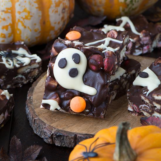 Spooky Rocky Road - Recipe photo by CharlottesLivelyKitchen