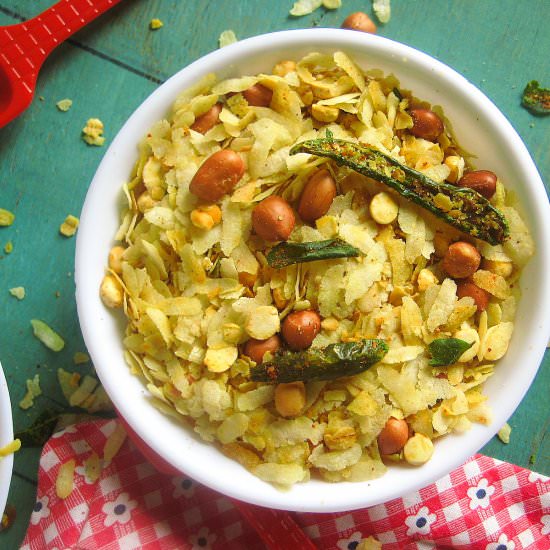 poha oats chivda - Recipe photo by madhuriscuisine