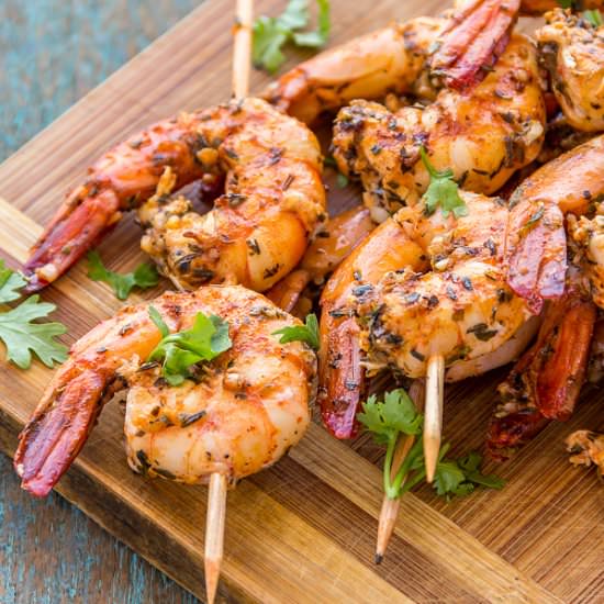 Chili Lime Grilled Shrimp - Recipe photo by Priyanka DK