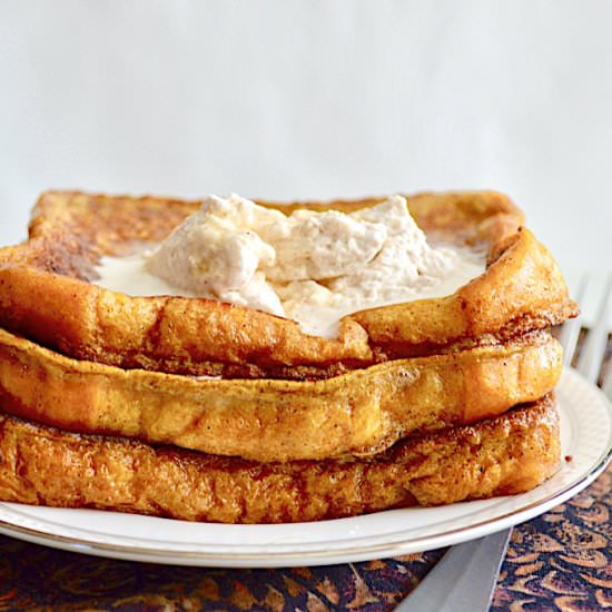 Pumpkin French Toast - Recipe photo by jeanieandluluskitchen