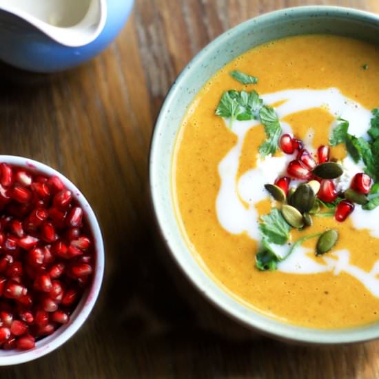 Moroccan Butternut Squash Soup - Recipe photo by gingerwithspice