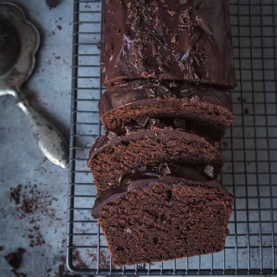 Basic vegan chocolate cake - Recipe photo by Vanillacrunnch
