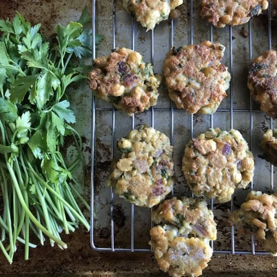 Chickpea Fritters - Recipe photo by Gracie139