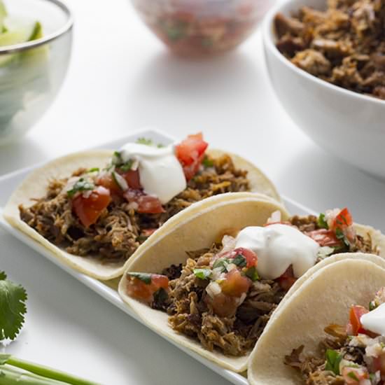 Mexican Pulled Pork (Carnitas) - Recipe photo by MakeAheadMealMom