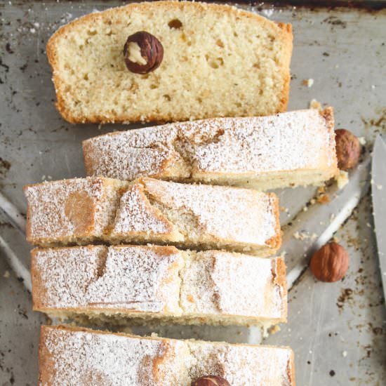 Hazelnut Butter Cake - Recipe photo by The Desserted Girl