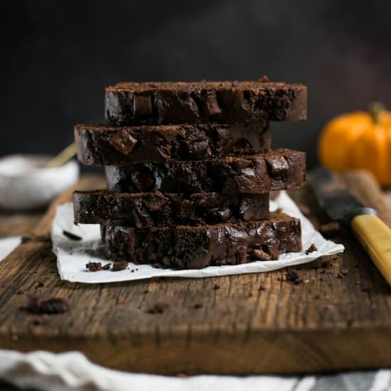 Spiced Pumpkin Chocolate Bread - Recipe photo by AnnaBanana