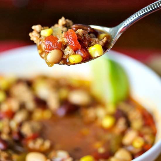 Skinny Taco Soup - Recipe photo by lifeloveandgoodfood