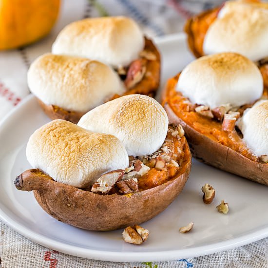 Twice Baked Sweet Potatoes - Recipe photo by Shineshka
