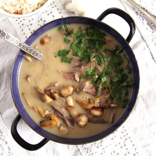 Fricassee with Leftover Turkey - Recipe photo by adinutza