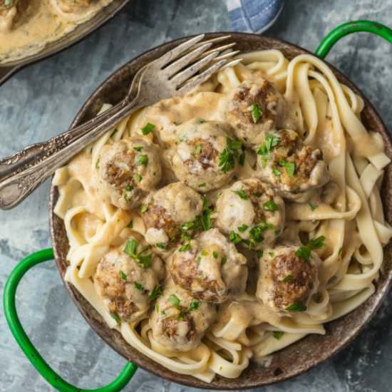 Swedish Meatballs - Recipe photo by the cookie rookie