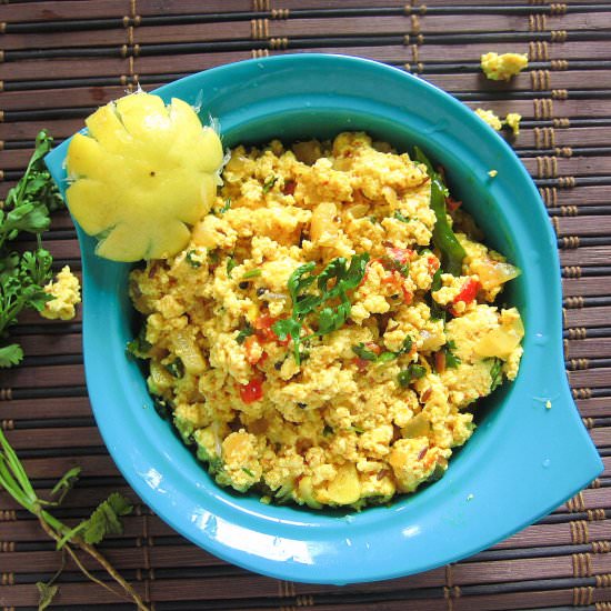Paneer Burji - Recipe photo by madhuriscuisine