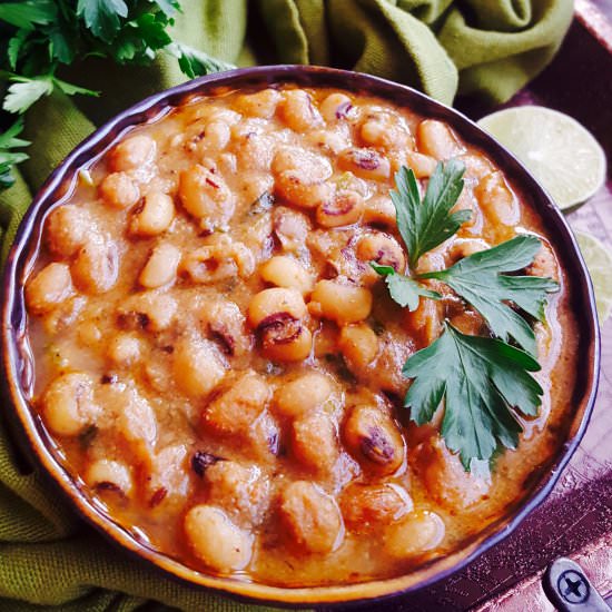 Peshawari Lobia - Recipe photo by My Tryst With Food And Travel